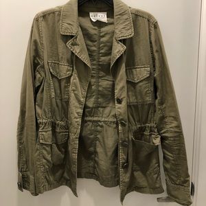 Green utility jacket